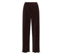 Stoffhose SAINT TROPEZ "Damen Casual Hose ZuniSZ", Damen, Gr. S, N-Gr, beige (schwarz oak), Obermaterial: 100% Polyester PES., Hosen Stoffhose (10763565-S) schwarz oak