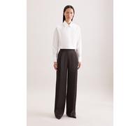 Stoffhose SEIDENSTICKER, Damen, Gr. 40, Normalgrößen, braun, 70% Viskose, 30% Leinen, unifarben, Hosen Stoffhose (50720820-40) braun