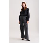 Stoffhose SEIDENSTICKER, Damen, Gr. 40, Normalgrößen, grau, 39% Wolle, 33% Polyester, 14% Viskose, 13% Polyamid, 1% Elasthan, Hosen Stoffhose (81067109-40) grau