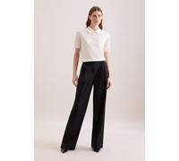 Stoffhose SEIDENSTICKER, Damen, Gr. 42, Normalgrößen, schwarz, 52% Polyester, 43% Schurwolle, 5% Elasthan, unifarben, Hosen Stoffhose (52986433-42) schwarz
