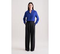 Stoffhose SEIDENSTICKER, Damen, Gr. 46, Normalgrößen, grau, 39% Wolle, 33% Polyester, 14% Viskose, 13% Polyamid, 1% Elasthan, Hosen Stoffhose (15257157-46)