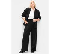 Stoffhose SHEEGO, Damen, Gr. 42, Normalgrößen, schwarz, 100% Polyester, unifarben, Hosen Stoffhose (52580162-42) schwarz