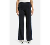 Stoffhose SMITH & SOUL, Damen, Gr. L, Normalgrößen, schwarz (marine), Web, Material: 70% Polyester, 26% Viskose, 4% Elasthan, unifarben, regular fit lang, Hosen Stoffhose, mit Tapes & Taschen (6812122