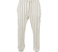 Stoffhose STARTER BLACK LABEL "Starter Black Label Herren Starter Terry Baseball Pants", Herren, Gr. S, US-Größen, weiß (paleweiß), 65% Baumwolle, 35% Polyester, gestreift, normal, Hosen Stoffhose (73