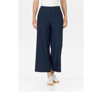 Stoffhose STEHMANN "Fabienne3-700", Damen, Gr. 40, N-Gr, blau (marine), Web, Obermaterial: 65% Baumwolle, 31% Polyamid, 4% Elasthan, unifarben, normal 7/8-Länge, Hosen Stoffhose, 7/8-Hose mit Stretch 