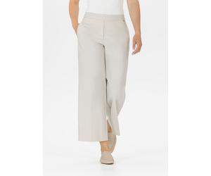 Stoffhose STEHMANN "Fabienne3-700", Damen, Gr. 40, N-Gr, kalk, Web, Obermaterial: 65% Baumwolle, 31% Polyamid, 4% Elasthan, unifarben, normal 7/8-Länge, Hosen Stoffhose, 7/8-Hose mit Stretch (78765857