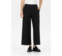 Stoffhose STEHMANN "Fabienne3-700", Damen, Gr. 40, N-Gr, schwarz, Web, Obermaterial: 65% Baumwolle, 31% Polyamid, 4% Elasthan, unifarben, normal 7/8-Länge, Hosen Stoffhose, 7/8-Hose mit Stretch (54393
