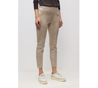 Street One Damen 3715974 Velours Hose, Dark Morn beige, 36W x 28L