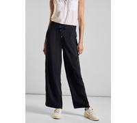 Culotte STREET ONE Gr. 36, Länge 30, schwarz (black) Damen Hosen (70717369-36) black