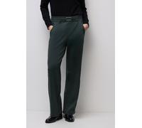 Stoffhose STREET ONE, Damen, Gr. 38, Länge 30, evernight grün, Stoff, 61% Viskose, 32% Polyamid, 7% Elasthan, unifarben, comfort fit lang, Hosen Stoffhose, High Waist (78242508-38) evernight grün