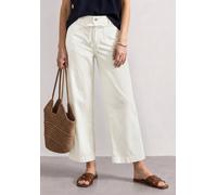 Street One Straight Leg Hose in Washed-Optik Off White 40