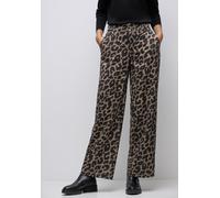 Stoffhose STREET ONE, Damen, Gr. 40, Länge 30, silk braun, Stoff, 67% Polyester, 28% Viskose, 5% Elasthan, comfort fit lang, Hosen Stoffhose, High Waist (31041031-40) silk braun