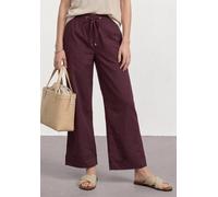 Street One Damen Straight Leg Hose im Casual Fit mit Turn-Up