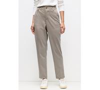 Street One - Paperbag Jacquard Hose braun - Gr. - 42/30