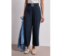 7/8 Wide Leg Hose mit Gürteldetail