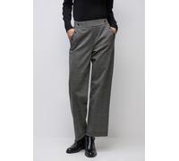 Street One Karierte Straight Leg Hose Black 44