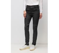 Stoffhose STREET ONE "Style York", Damen, Gr. 44, Länge 32, schwarz, Web, Obermaterial: 79% Viskose, 18% Nylon, 3% Elasthan, unifarben, regular fit lang, Hosen, mit Taschen (66864154-44) schwarz