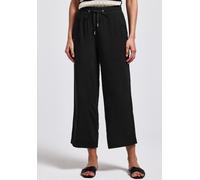 Street One Damen 3716099 Wide Leg Hose, Schwarz, 46