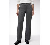 Stoffhose STREET ONE, Damen, Gr. 46, Länge 30, shadowed navy, Stoff, 66% Polyester, 23% Viskose, 6% Elasthan, 5% Polyamid, unifarben, comfort fit lang, Hosen Stoffhose, High Waist (21204142-46) shadow