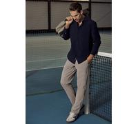 Stoffhose STREET ONE MEN, Herren, Gr. 32, Länge 32, warm sand, Stoff, 74% Polyester, 21% Viskose, 5% Elasthan, unifarben, regular fit lang, Hosen Stoffhose, Middle Waist (74418549-32) warm sand