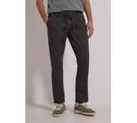 Stoffhose STREET ONE MEN, Herren, Gr. 33, Länge 34, industrial grau, Web, 98% Baumwolle, 2% Elasthan, unifarben, regular fit lang, Hosen Stoffhose, Middle Waist (30503015-33) industrial grau