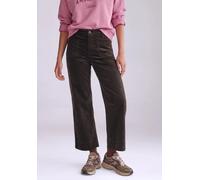 Stoffhose STREET ONE STUDIO, Damen, Gr. 36, Länge 26, charrot braun, Web, 98% Baumwolle, 2% Elasthan, unifarben, comfort fit 7/8-Länge, Hosen Stoffhose, 4-Pocket Style (33059259-36) charrot braun