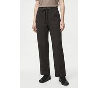 Street One - Straight Leg Hose im Casual Fit mit Turn-Up black coffee - Gr. - 28