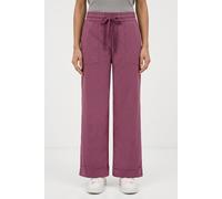 Stoffhose STREET ONE "Style Amalia", Damen, Gr. 40, Länge 28, rosa (schwarz clouded blush (länge 28)), Web, Obermaterial: 66% Baumwolle, 30% Polyester, 4% Elasthan, unifarben, bequem lang, Hosen Stoff