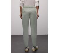 Stoffhose STREET ONE "Style Bonny", Damen, Gr. 40, Länge 30, schwarz mint grün, Web, Obermaterial: 50% Polyester, 46% Baumwolle, 4% Elasthan. Futter: 100% Polyester, unifarben, slim fit lang, Hosen St