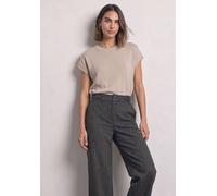Street One Stoffhose Style Emee – High Waist Wide-Leg kariert – Damen Gr. 34 L32