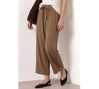 Street One Wide Leg Hose Cold Brew Brown 38