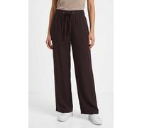 Street One Culotte High Waist Wide Leg 100% Viskose Loose Fit deep earth Gr. 38 L26