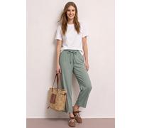 Street One Culotte Style Emee – High Waist Wide-Leg, 100% Viskose, Gr. 40, schwarz mint grün