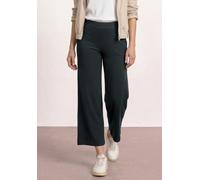 Stoffhose STREET ONE "Style Emee", Damen, Gr. 46, Länge 26, pine grove grün (länge 26), Web, Obermaterial: 95% Viskose, 5% Elasthan. Futter: 100% Polyester, unifarben, loose fit 7/8-Länge, Hosen Stoff