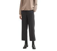 Stoffhose TOM TAILOR "Mia", Damen, Gr. 40, Länge 28, grau (salt and pepper structure), Web, Obermaterial: 72% Polyester, 27% Viskose, 1% Elasthan. Futter: 100% Polyester, gemustert, straight fit knöch