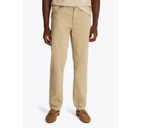 Stoffhose TOMMY HILFIGER "DENTON 5PKT COTTON SATIN", Herren, Gr. 32, Länge 32, grün (batique khaki), Web, Obermaterial: 98% Baumwolle, 2% Elasthan, straight fit normal, Hosen Stoffhose (35867050-32)