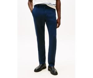 Stoffhose TOMMY HILFIGER "HARLEM TWO TONE", Herren, Gr. 34, Länge 34, desert sky, Web, Obermaterial: 100% Baumwolle, Hosen Stoffhose, Pique, tapered fit (31306213-34) desert sky