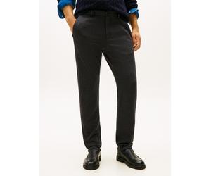 Stoffhose TOMMY HILFIGER "HARLEM TWO TONE", Herren, Gr. 38, Länge 32, hydrogen grau, Web, Obermaterial: 100% Baumwolle, Hosen Stoffhose, Pique, tapered fit (49481517-38) hydrogen grau