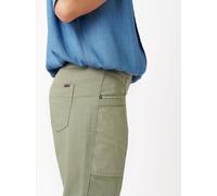 Stoffhose TONI "Sue Joggpants 7/8", Damen, Gr. 46, N-Gr, light khaki, Web, Obermaterial: 77% Baumwolle, 20% Polyamid, 3% Elasthan, unifarben, schmal lang, Hosen Stoffhose, mit Stretch (78261657-46) li