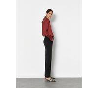 Stoffhose TONI "Sue Wide", Damen, Gr. 24, K-Gr, schwarz, Web, Obermaterial: 48% Polyamid, 42% Viskose, 10% Elasthan, unifarben, lang, Hosen Stoffhose, mit Gummizug und Stretch (19248517-24) schwarz