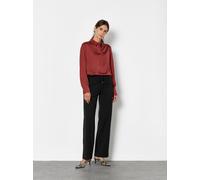 Stoffhose TONI "Sue Wide", Damen, Gr. 44, N-Gr, schwarz, Web, Obermaterial: 48% Polyamid, 42% Viskose, 10% Elasthan, unifarben, lang, Hosen Stoffhose, mit Gummizug und Stretch (77597762-44) schwarz