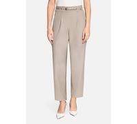 Stoffhose unifarben beige 48
