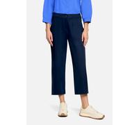 Stoffhose unifarben dunkelblau 38