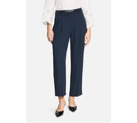 Stoffhose unifarben dunkelblau 42