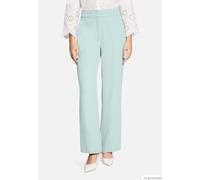 Stoffhose BETTY BARCLAY "Damen unifarben", Damen, Gr. 36, Normalgrößen, blau (gray mist), Obermaterial: 96% Polyester, 4% Elasthan, relaxed fit lang, Hosen Stoffhose (93639543-36) gray mist