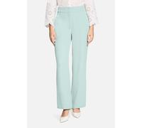 Stoffhose BETTY BARCLAY "Damen unifarben", Damen, Gr. 48, Normalgrößen, gray mist, Obermaterial: 96% Polyester, 4% Elasthan, relaxed fit lang, Hosen Stoffhose (93639543-48) gray mist