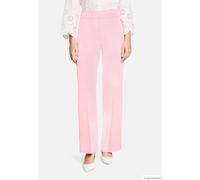 Stoffhose BETTY BARCLAY "Damen unifarben", Damen, Gr. 46, Normalgrößen, rosa (pink dolphin), Obermaterial: 96% Polyester, 4% Elasthan, relaxed fit lang, Hosen Stoffhose (65483647-46) pink dolphin