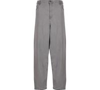 Stoffhose URBAN CLASSICS "Urban Classics 90´s Heavy Denim Pants", Herren, Gr. 28, Normalgrößen, grau (new grau washed), 99% Baumwolle, 1% Elasthan, unifarben, oversize, Hosen Stoffhose (29351550-28) n
