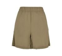 Stoffhose URBAN CLASSICS "Urban Classics Damen Ladies Modal Shorts", Damen, Gr. XS, US-Größen, khaki, 77% Modal, 23% Polyester, unifarben, loose fit, Hosen Stoffhose (81054135-XS) khaki
