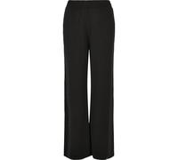 Stoffhose URBAN CLASSICS "Urban Classics Damen Ladies Modal Wide Leg Pants", Damen, Gr. XL, US-Größen, schwarz, 77% Modal, 23% Polyester, unifarben, loose fit, Hosen Stoffhose (47704513-XL) schwarz
